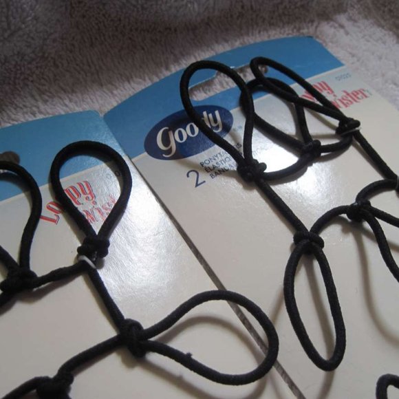 2 Goody Loopy Twister Ponytailer Hair Bands 2002 Old Product Fun Style! No Metal - Picture 1 of 6